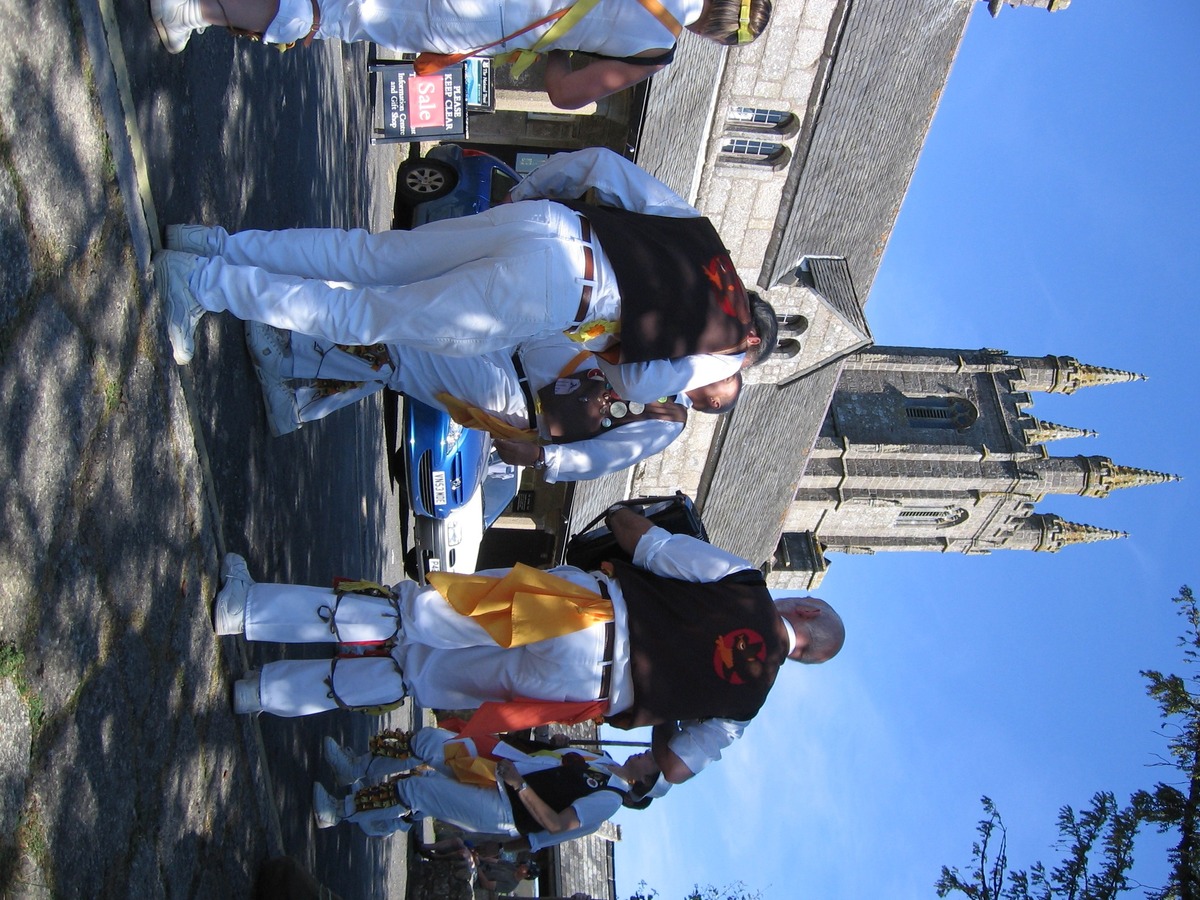 On a slope, at Widecombe-in-the-Moor, 8th September 2007